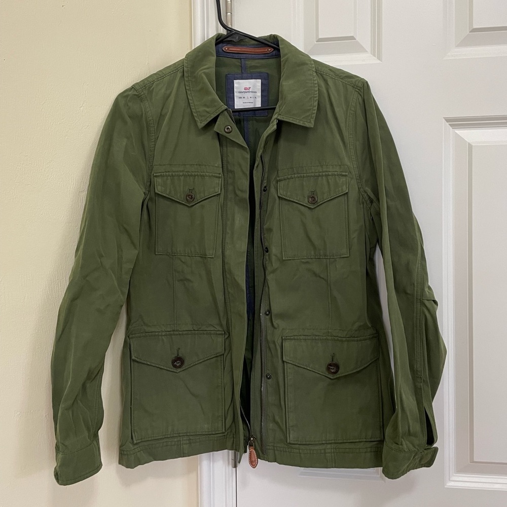 Vineyard Vines waxed cotton field jacket